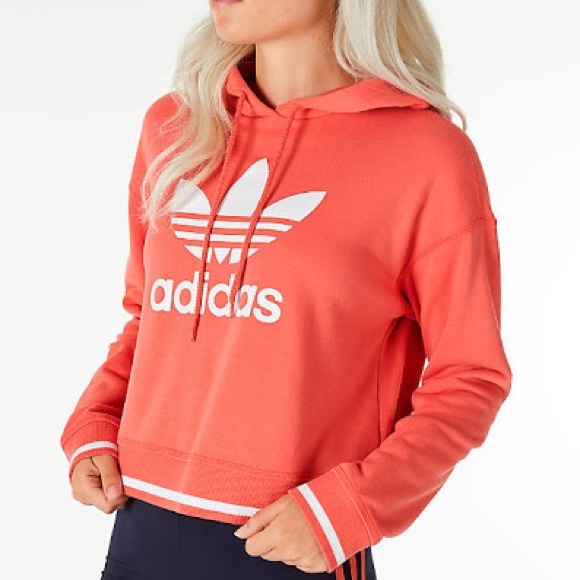 adidas coral hoodie